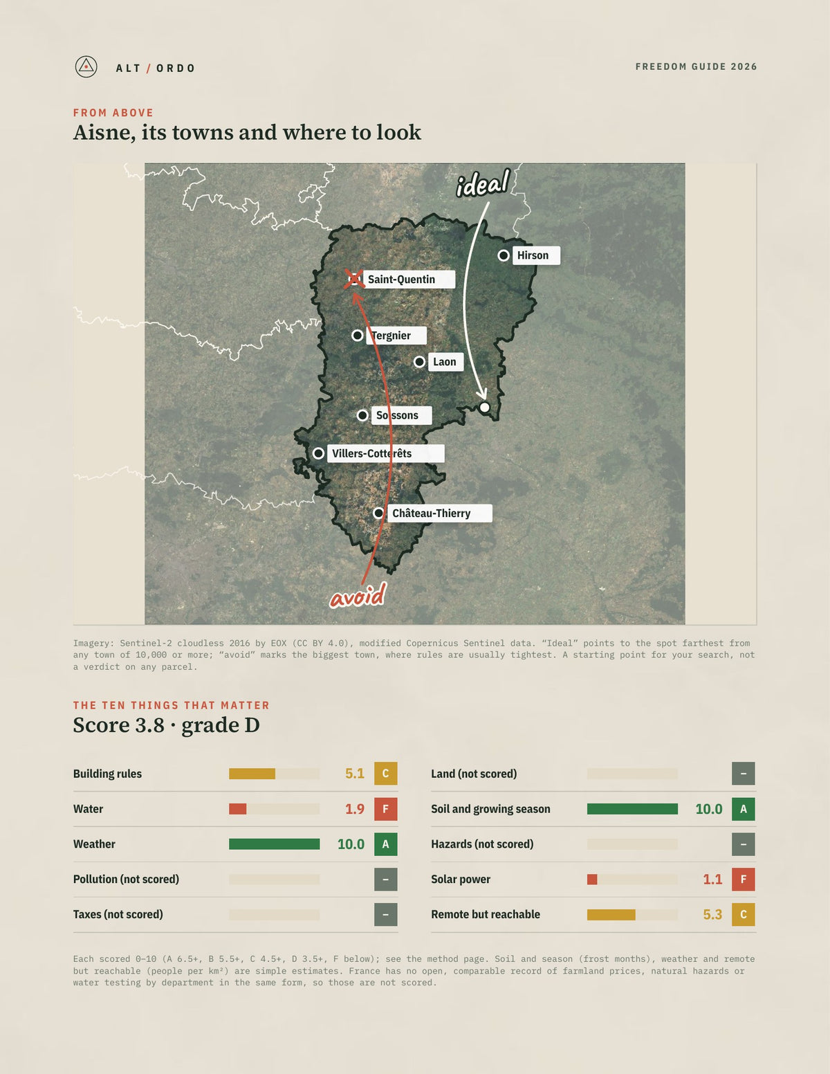 Aisne, France Off-Grid Guide 2026 from above