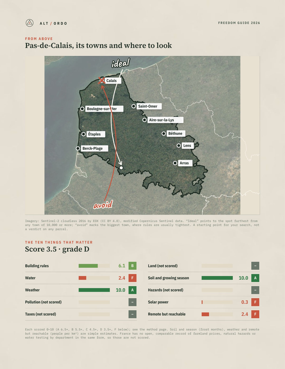 Pas-de-Calais, France Off-Grid Guide 2026 from above