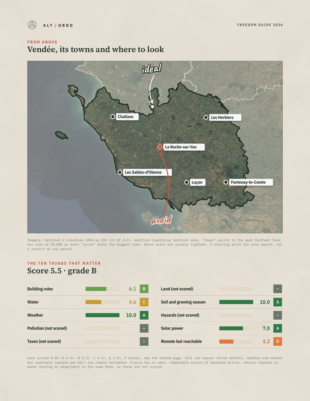 Vendée, France Off-Grid Guide 2026 from above