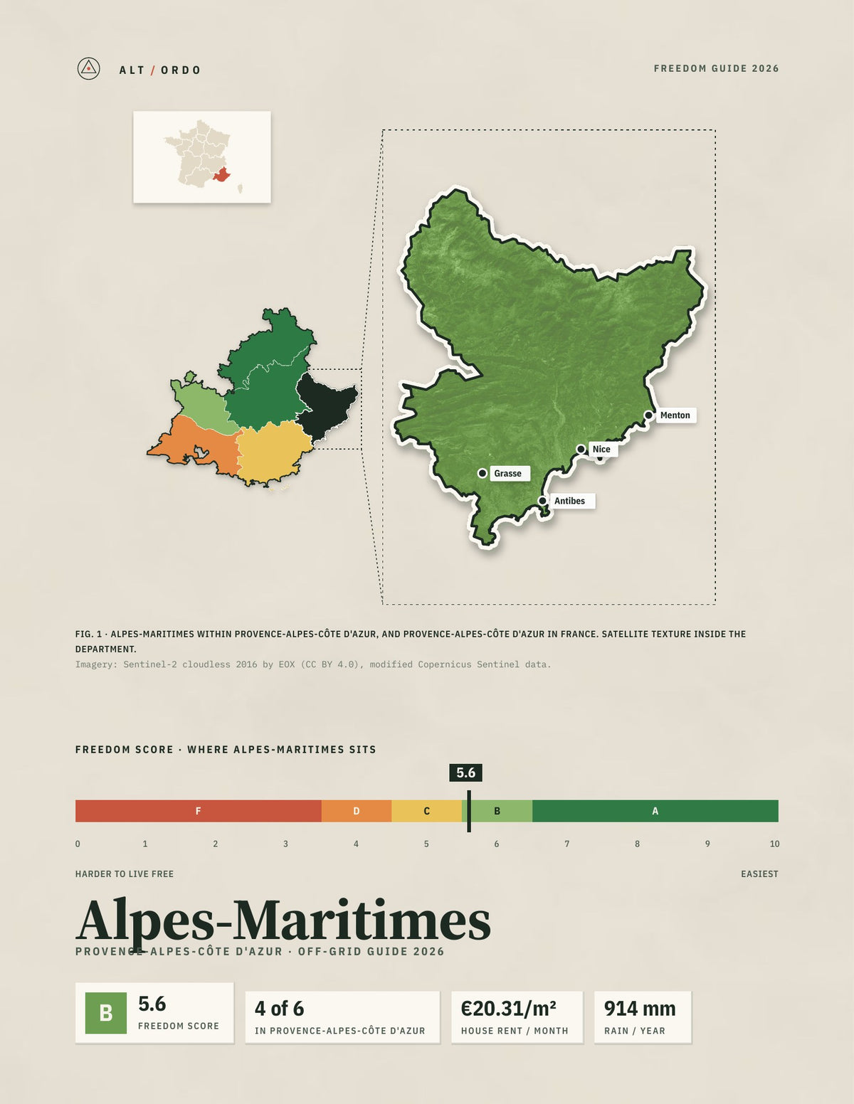Alpes-Maritimes, France Off-Grid Guide 2026