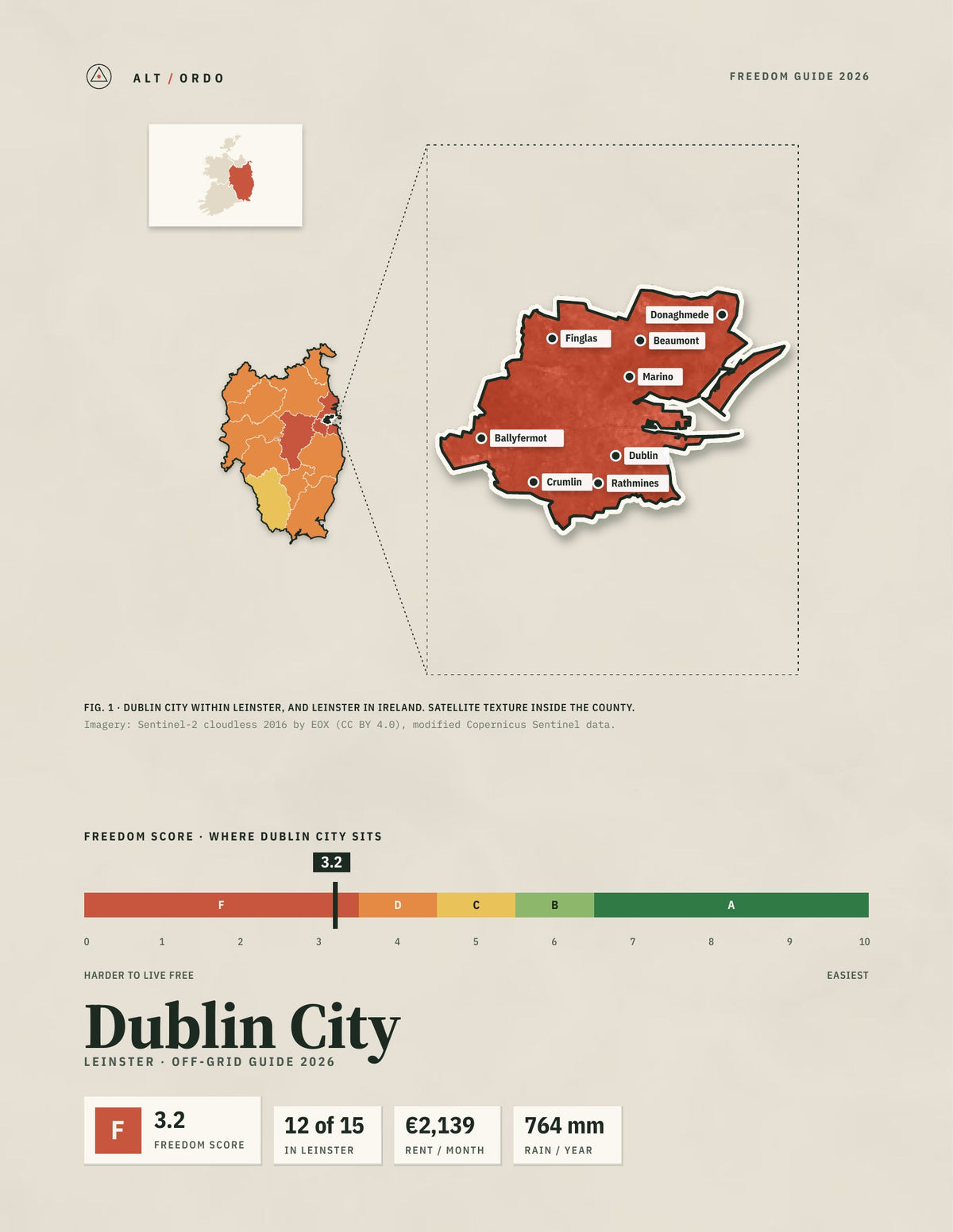 Dublin City, Leinster Off-Grid Guide 2026
