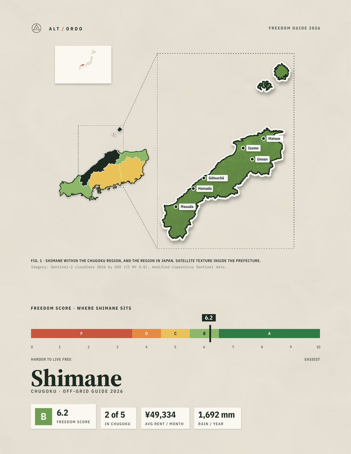 Shimane, Japan Off-Grid Guide 2026