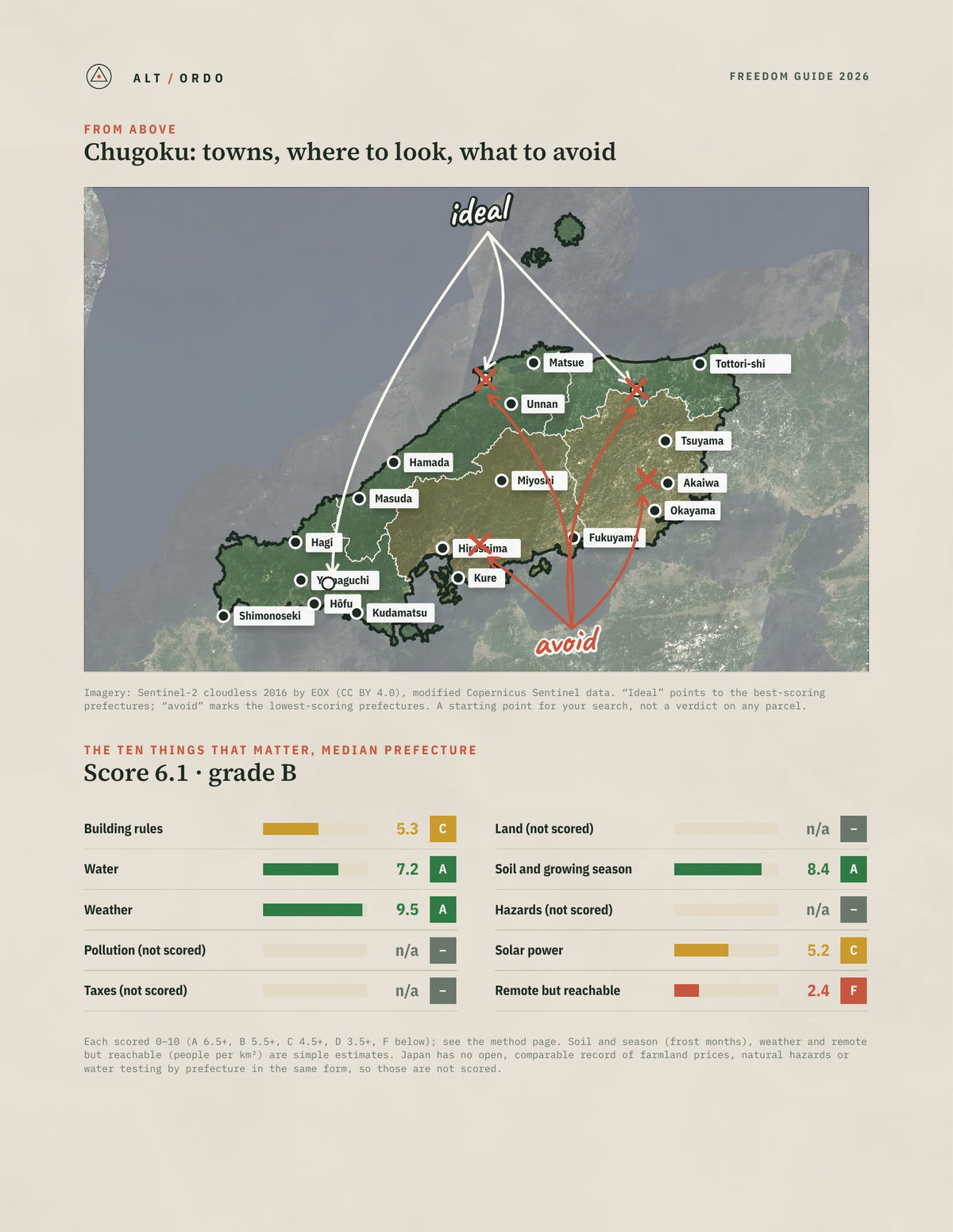 Japan Off-Grid Guide 2026: Every Region, All 47 Prefectures from above