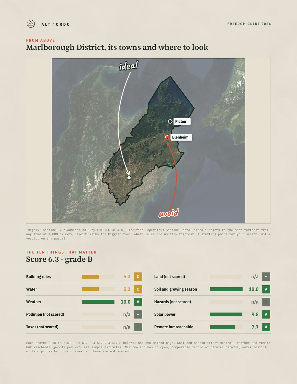 Marlborough District, Marlborough Off-Grid Guide 2026 from above