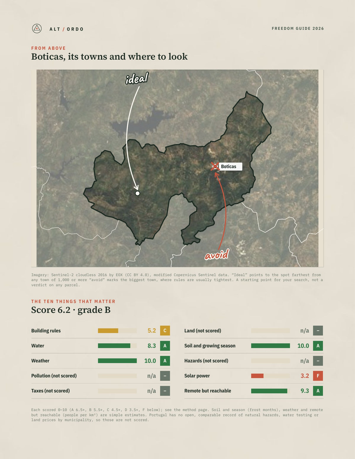 Boticas, Portugal Off-Grid Guide 2026 from above