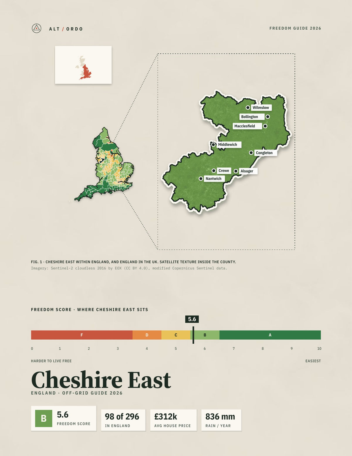Cheshire East, England Off-Grid Guide 2026