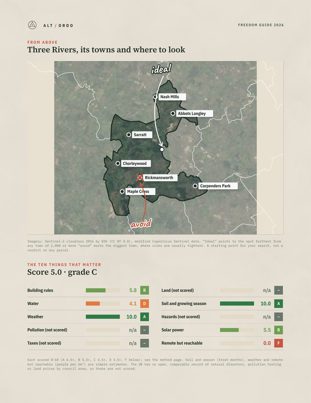 Three Rivers, England Off-Grid Guide 2026 from above
