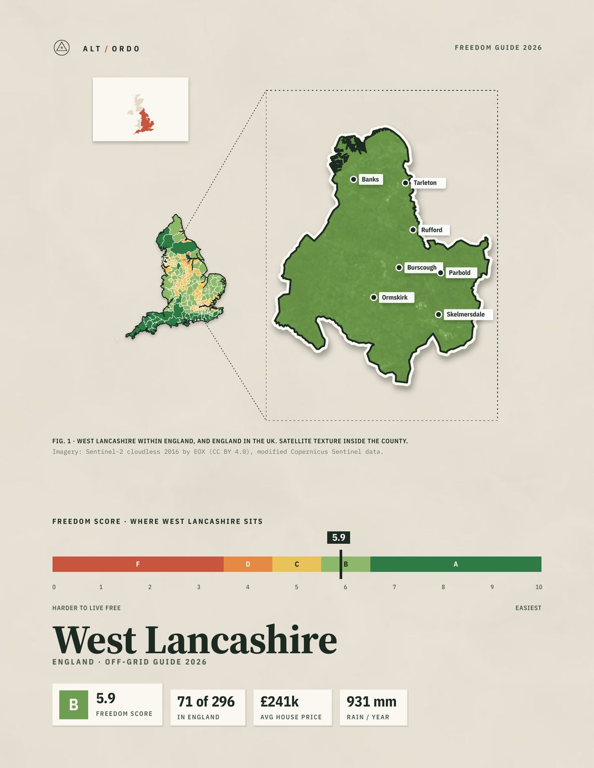 West Lancashire, England Off-Grid Guide 2026