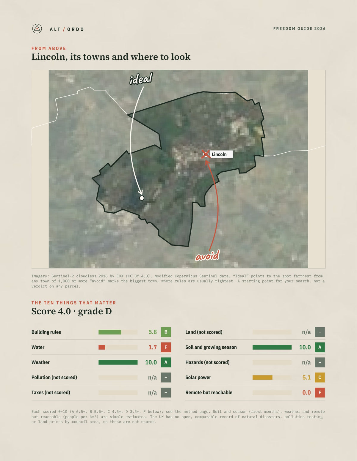 Lincoln, England Off-Grid Guide 2026 from above