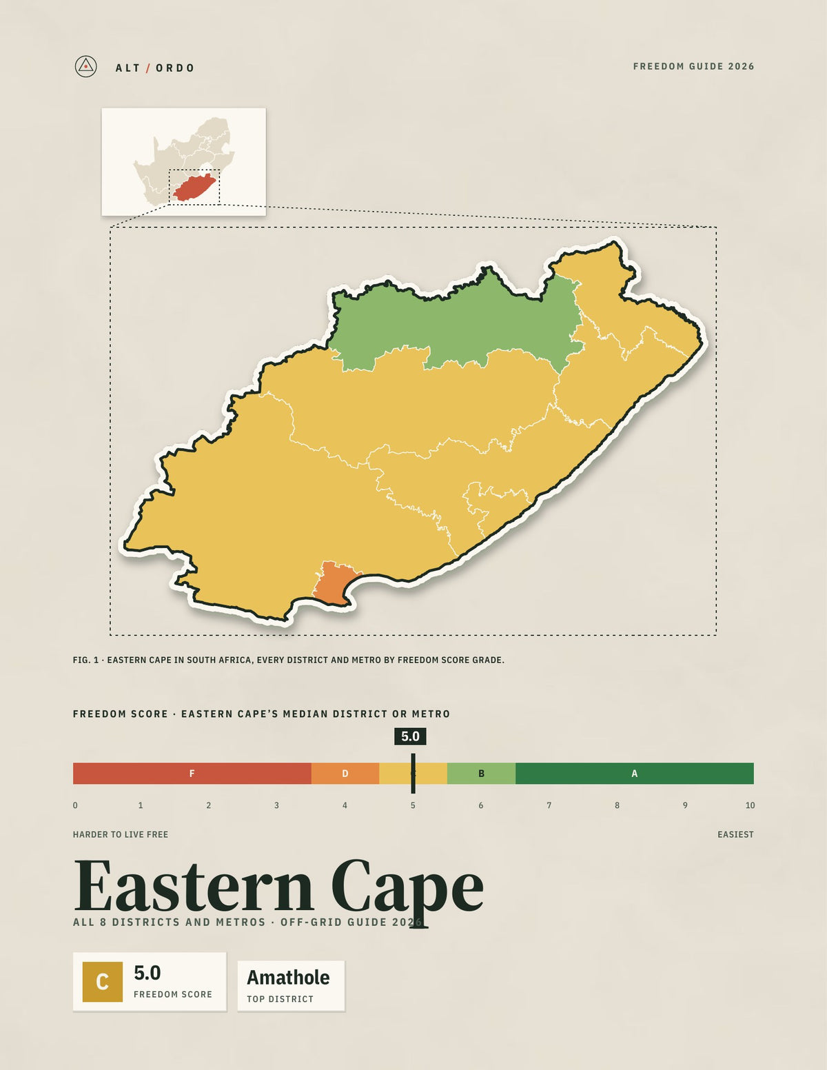 South Africa Off-Grid Guide 2026: Every Province, All 52 Districts and Metros