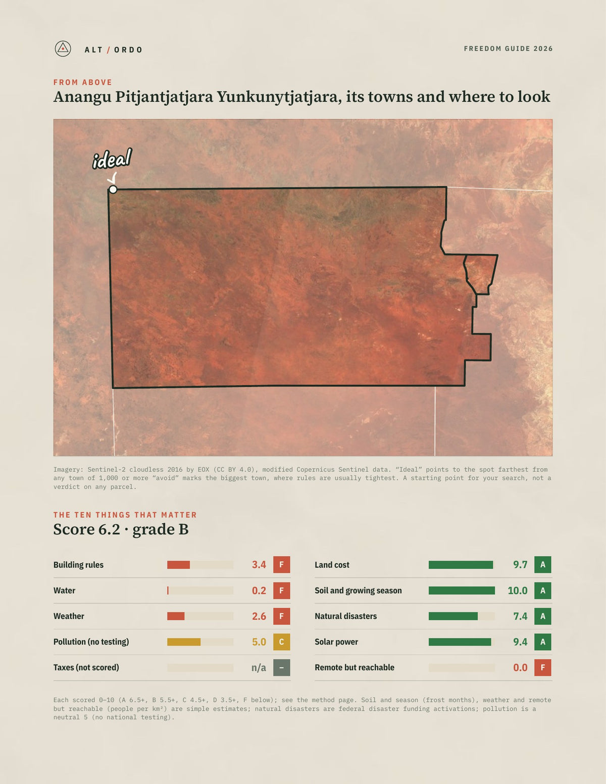 Anangu Pitjantjatjara Yunkunytjatjara, South Australia Off-Grid Guide 2026 from above