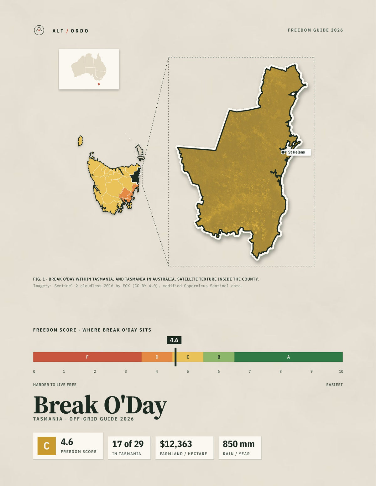 Break O'Day, Tasmania Off-Grid Guide 2026