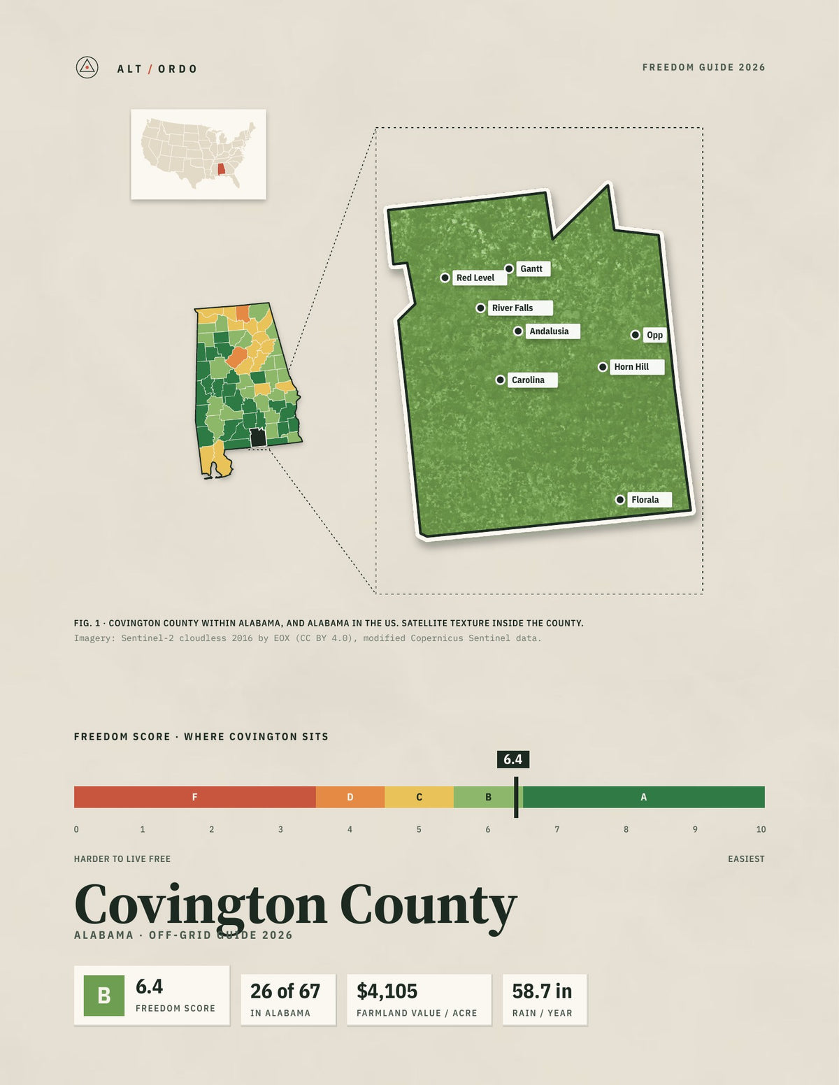 Covington County, Alabama Off-Grid Guide 2026