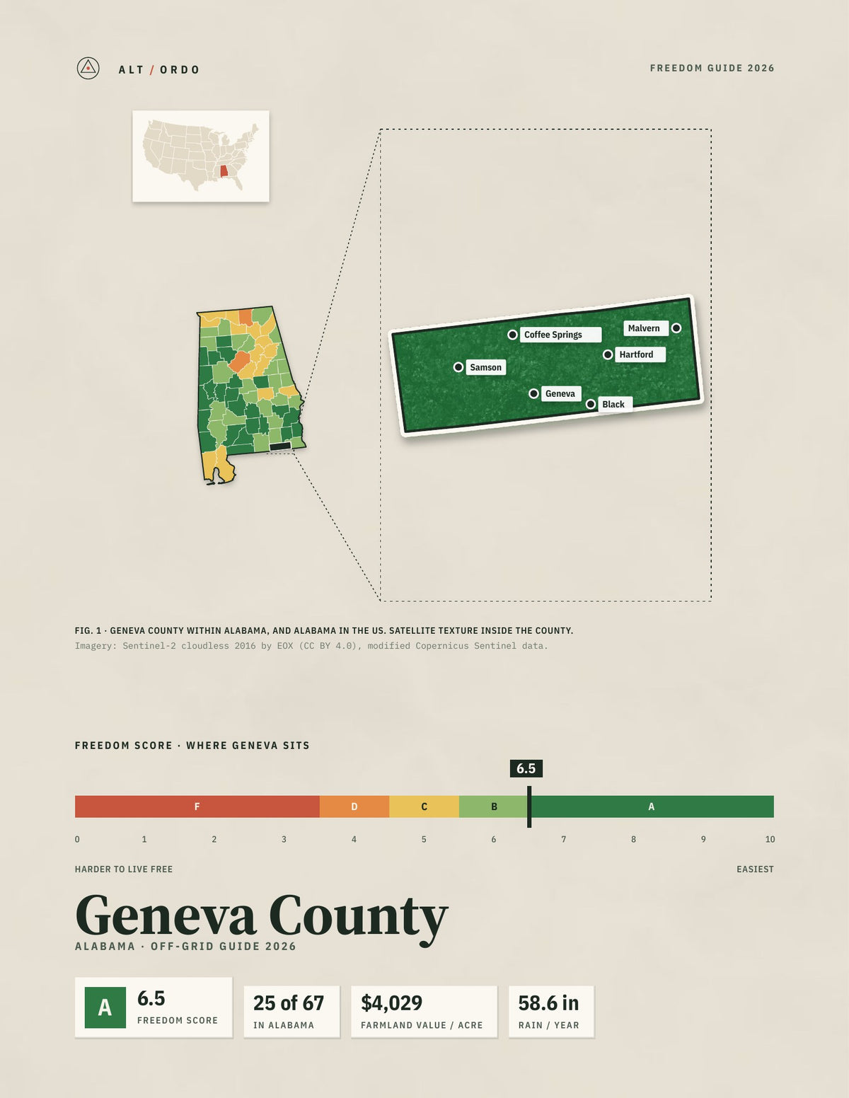 Geneva County, Alabama Off-Grid Guide 2026