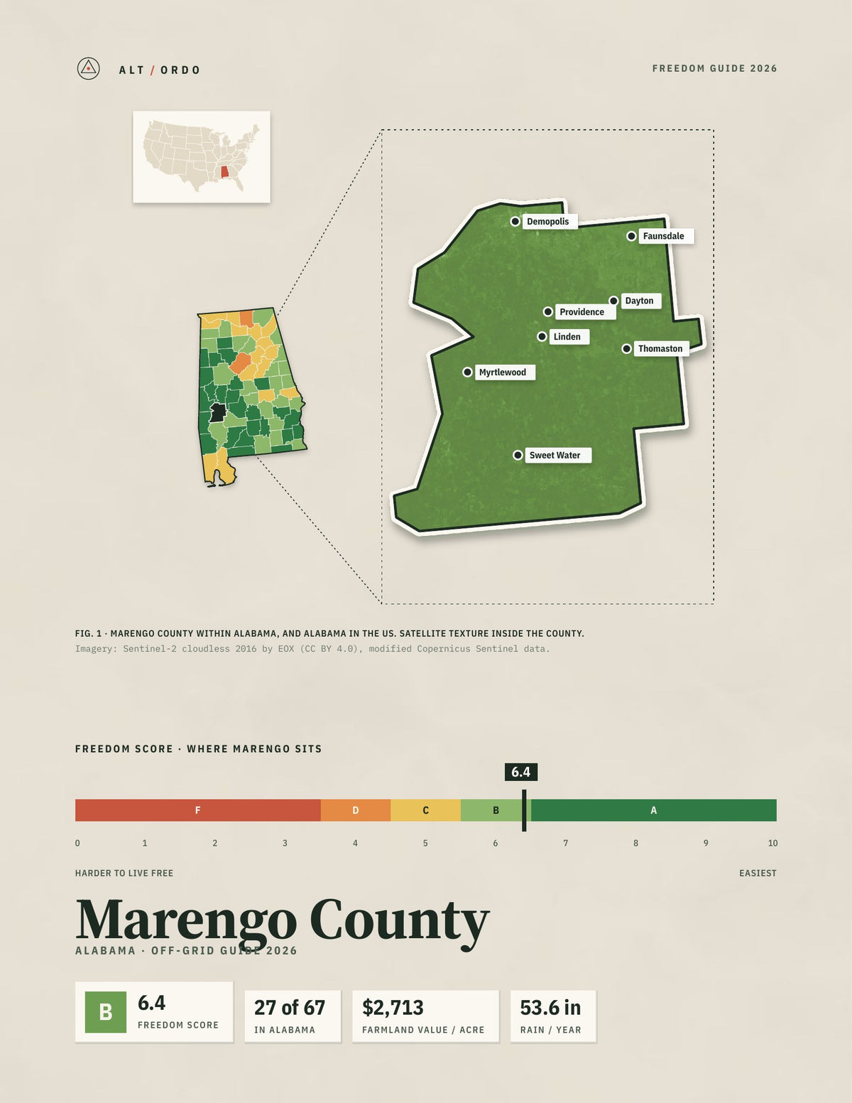 Marengo County, Alabama Off-Grid Guide 2026