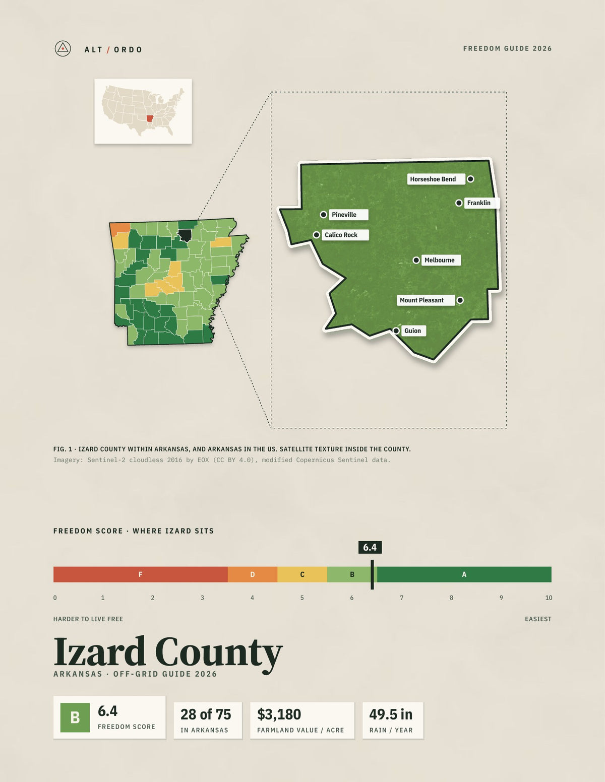 Izard County, Arkansas Off-Grid Guide 2026