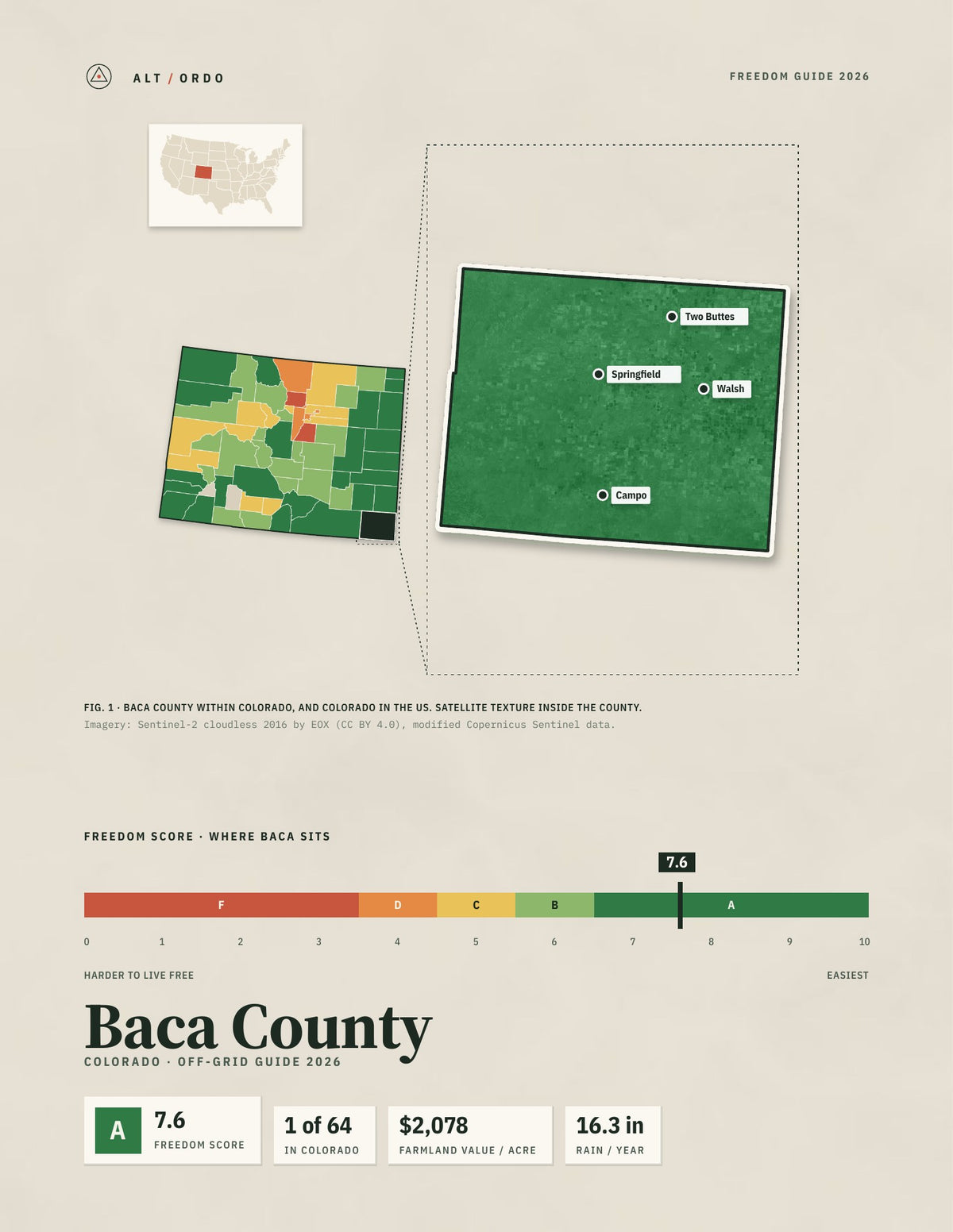 Baca County, Colorado Off-Grid Guide 2026