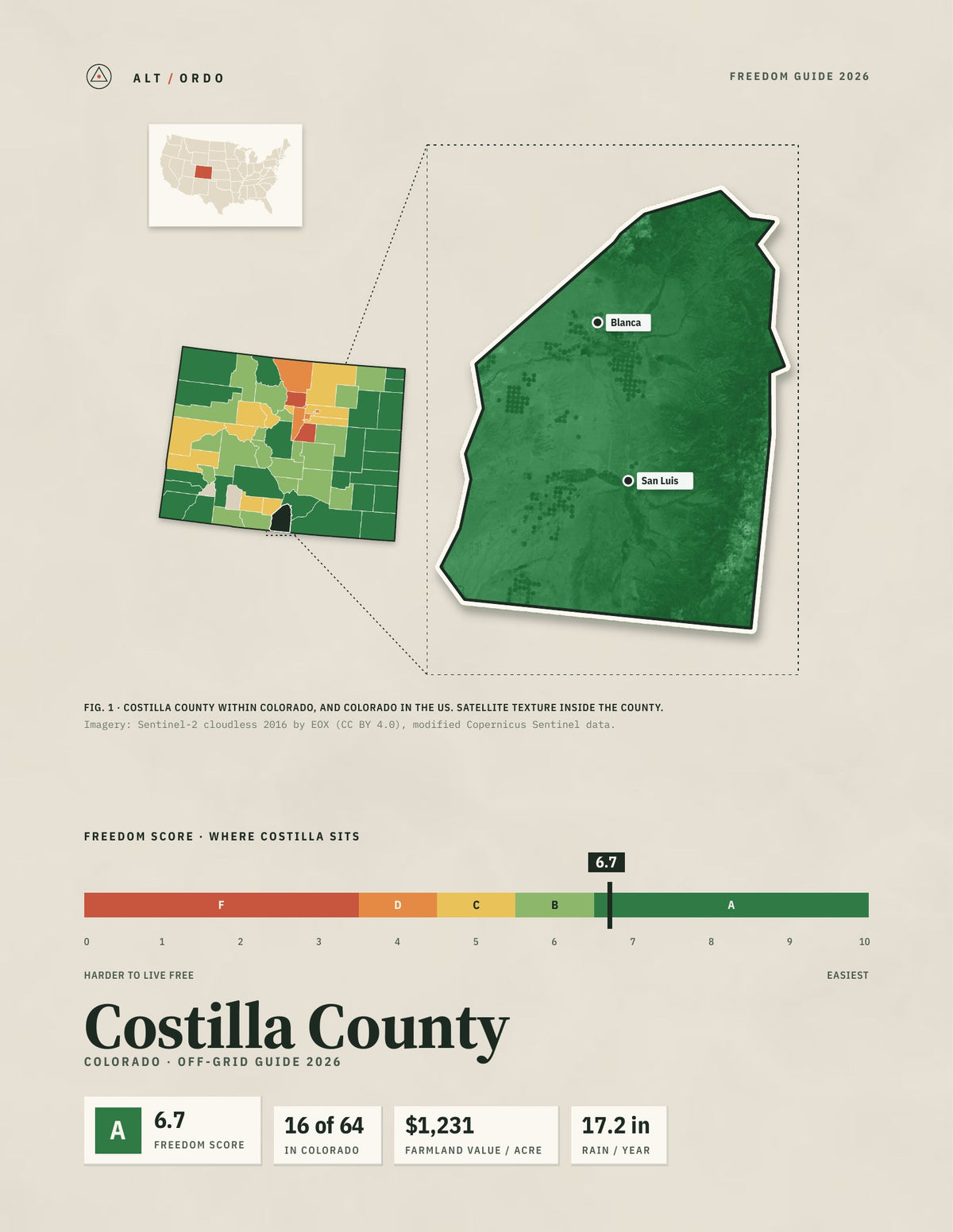 Costilla County, Colorado Off-Grid Guide 2026
