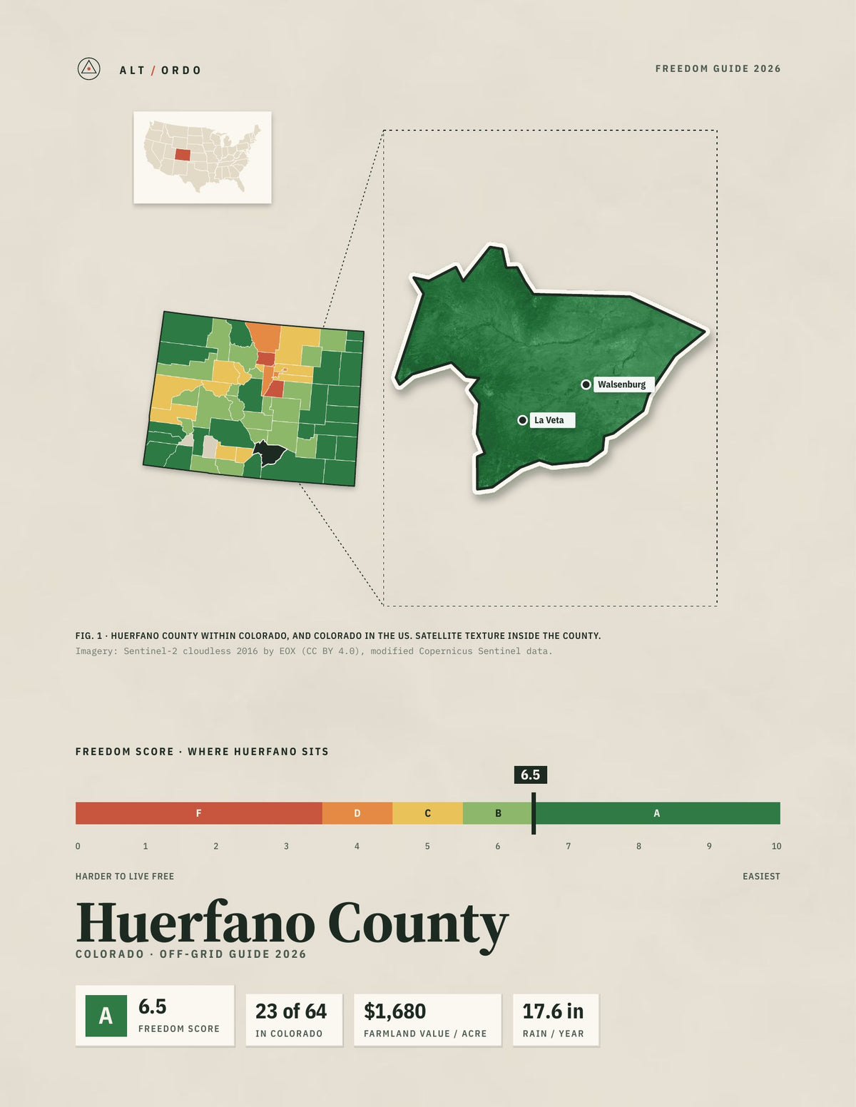 Huerfano County, Colorado Off-Grid Guide 2026