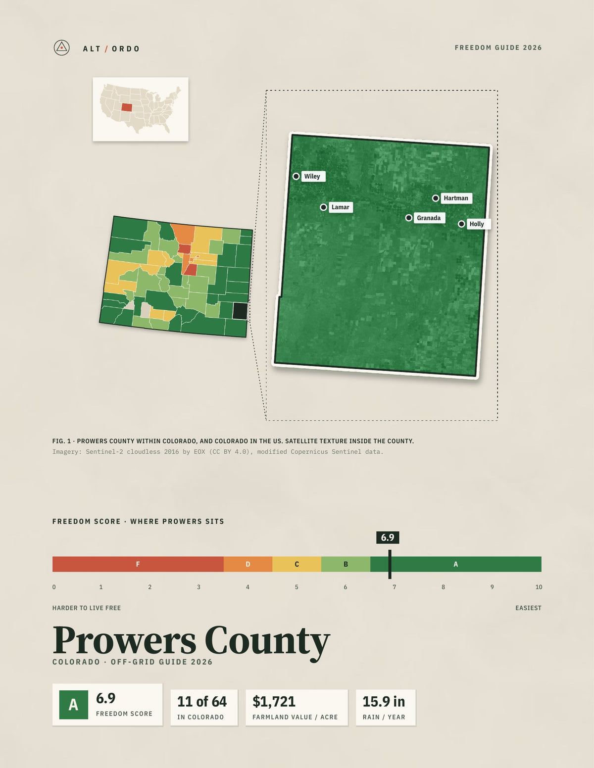 Prowers County, Colorado Off-Grid Guide 2026