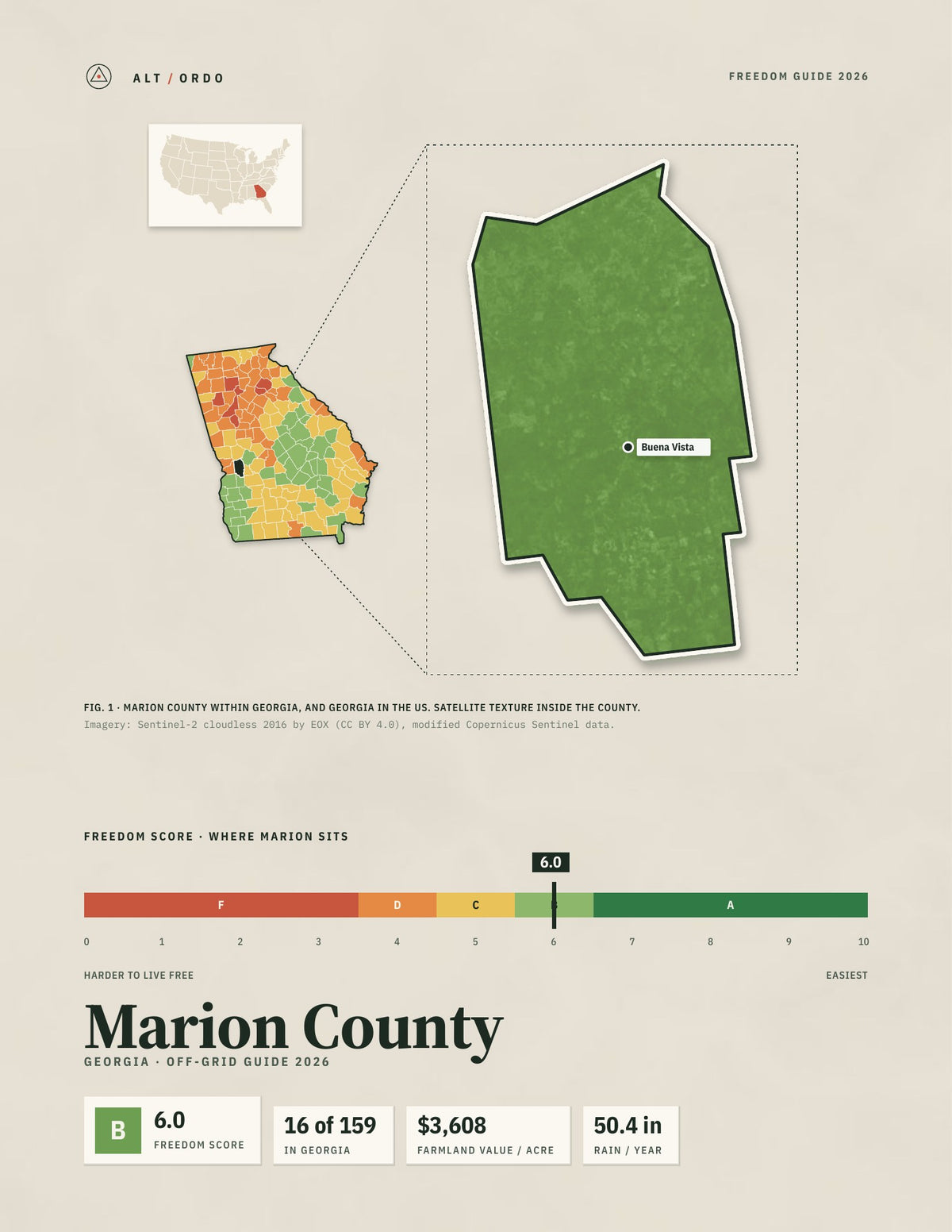 Marion County, Georgia Off-Grid Guide 2026