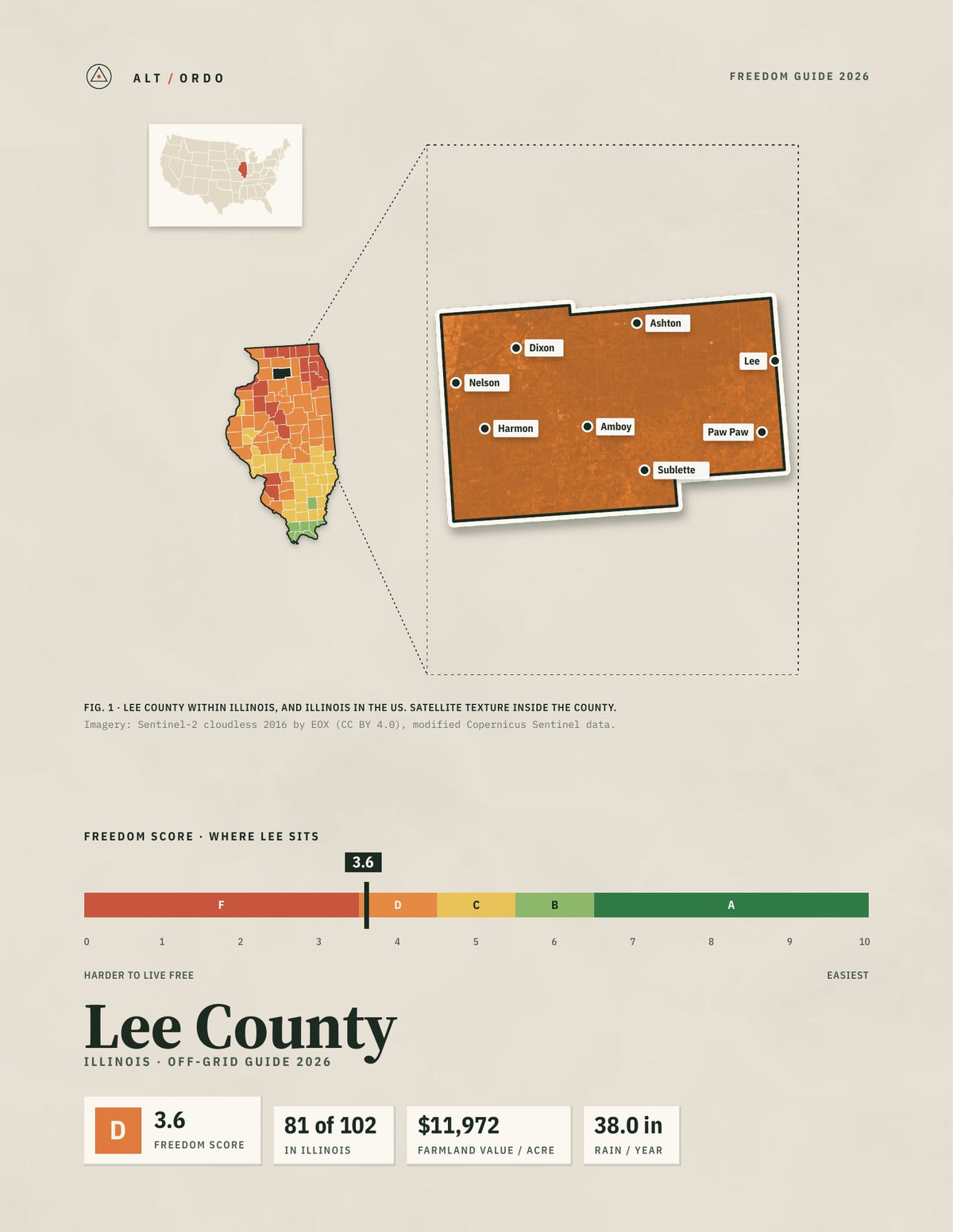 Lee County, Illinois Off-Grid Guide 2026