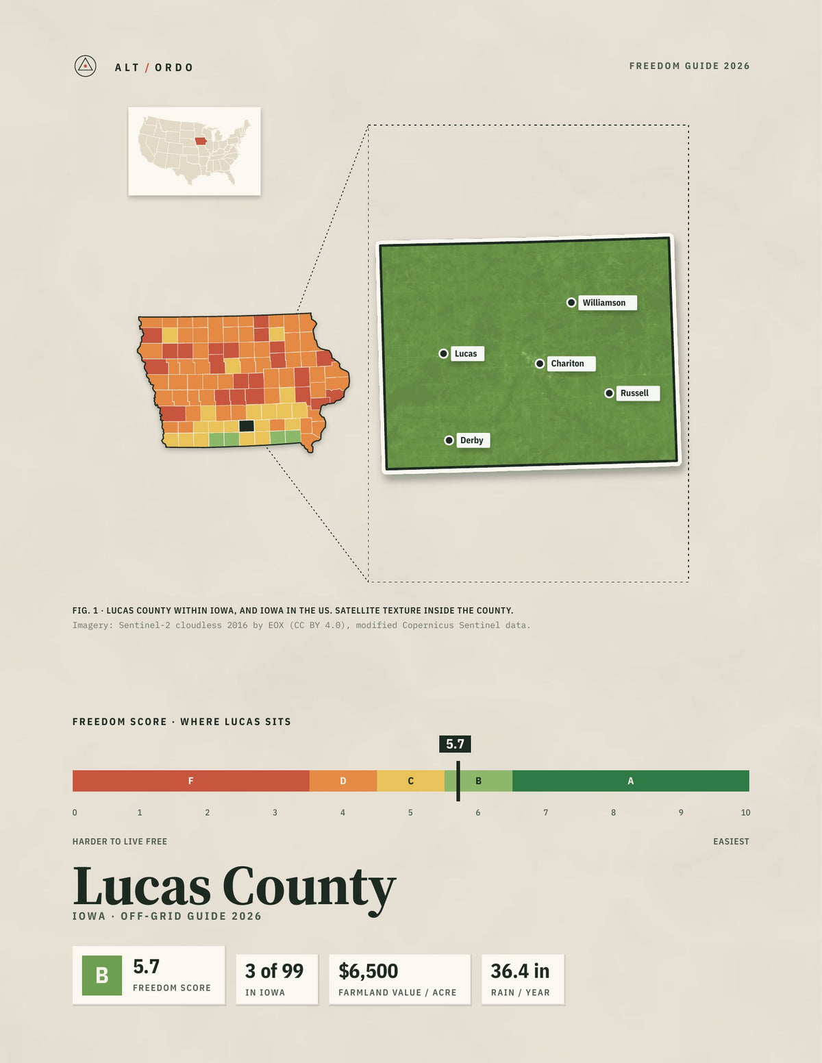 Lucas County, Iowa Off-Grid Guide 2026