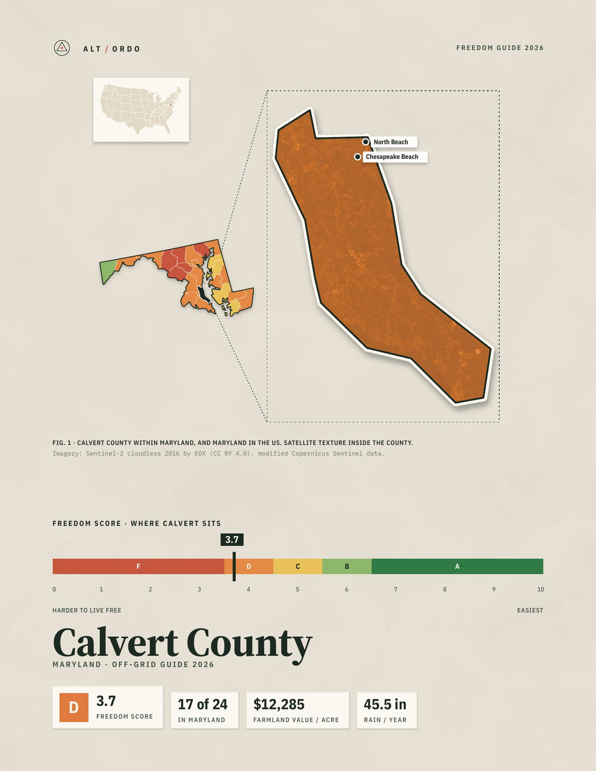 Calvert County, Maryland Off-Grid Guide 2026