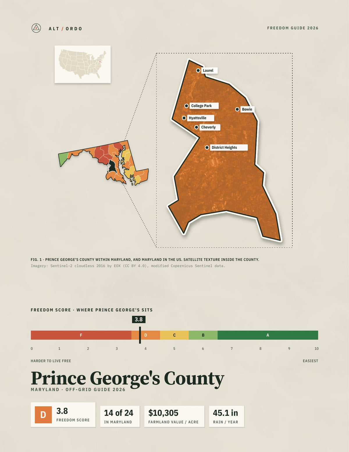 Prince George's County, Maryland Off-Grid Guide 2026