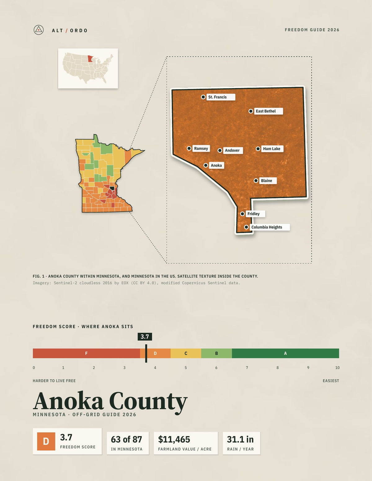 Anoka County, Minnesota Off-Grid Guide 2026