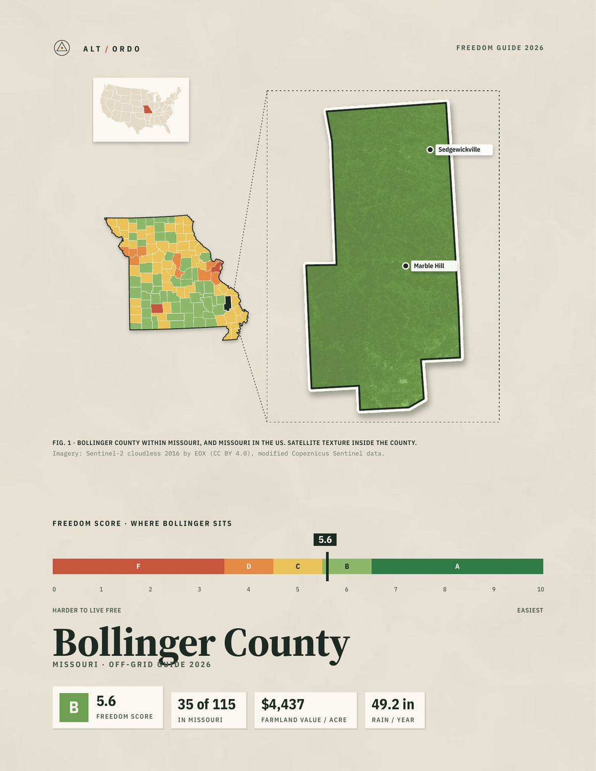 Bollinger County, Missouri Off-Grid Guide 2026