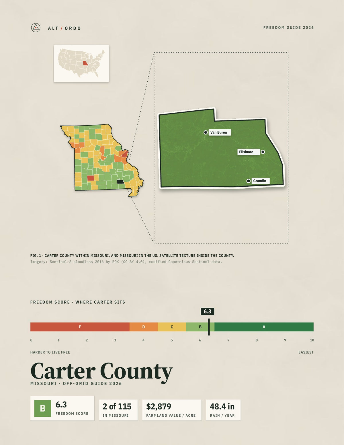 Carter County, Missouri Off-Grid Guide 2026