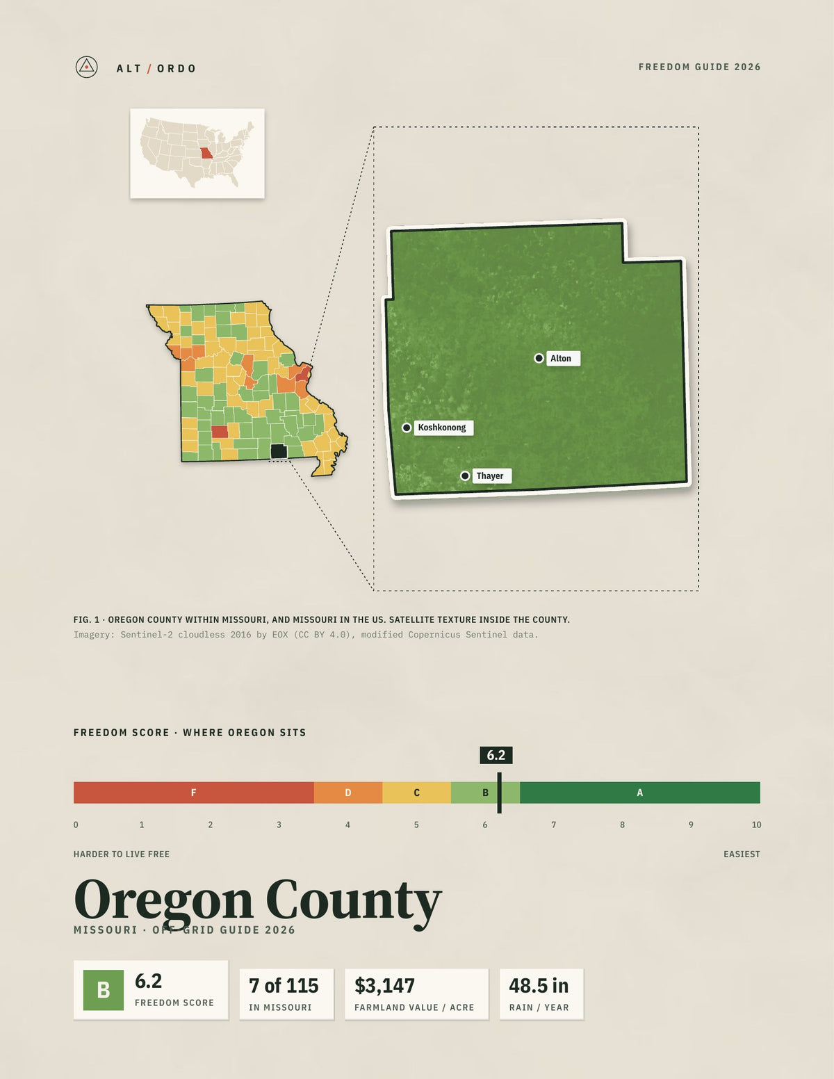 Oregon County, Missouri Off-Grid Guide 2026