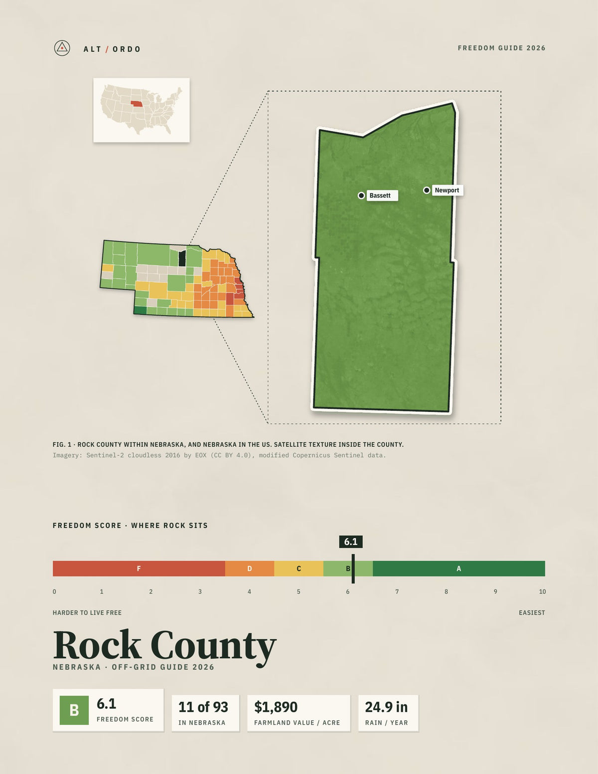 Rock County, Nebraska Off-Grid Guide 2026