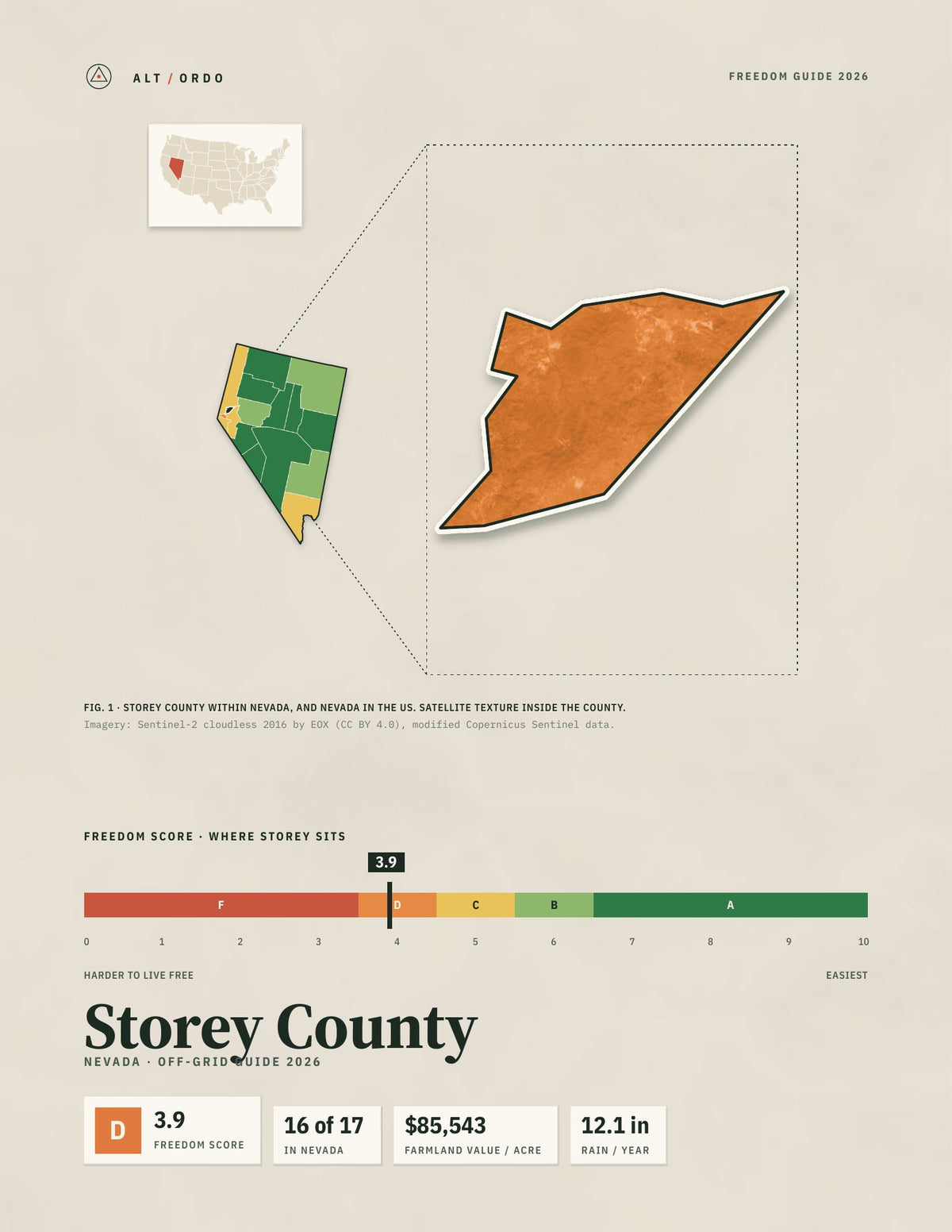 Storey County, Nevada Off-Grid Guide 2026