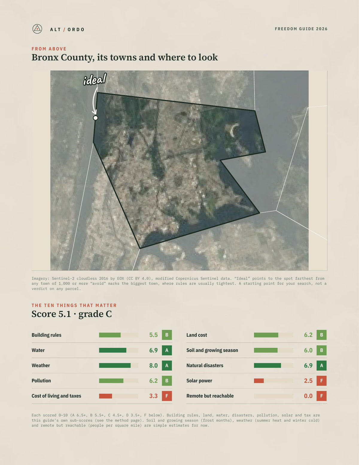 Bronx County, New York Off-Grid Guide 2026 from above