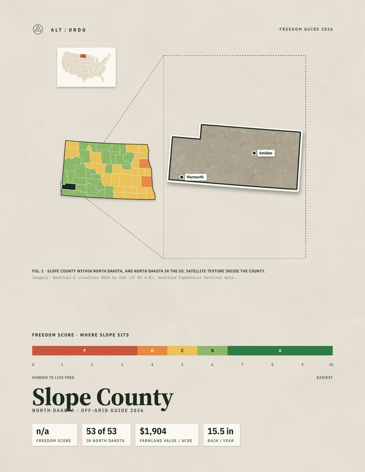 Slope County, North Dakota Off-Grid Guide 2026