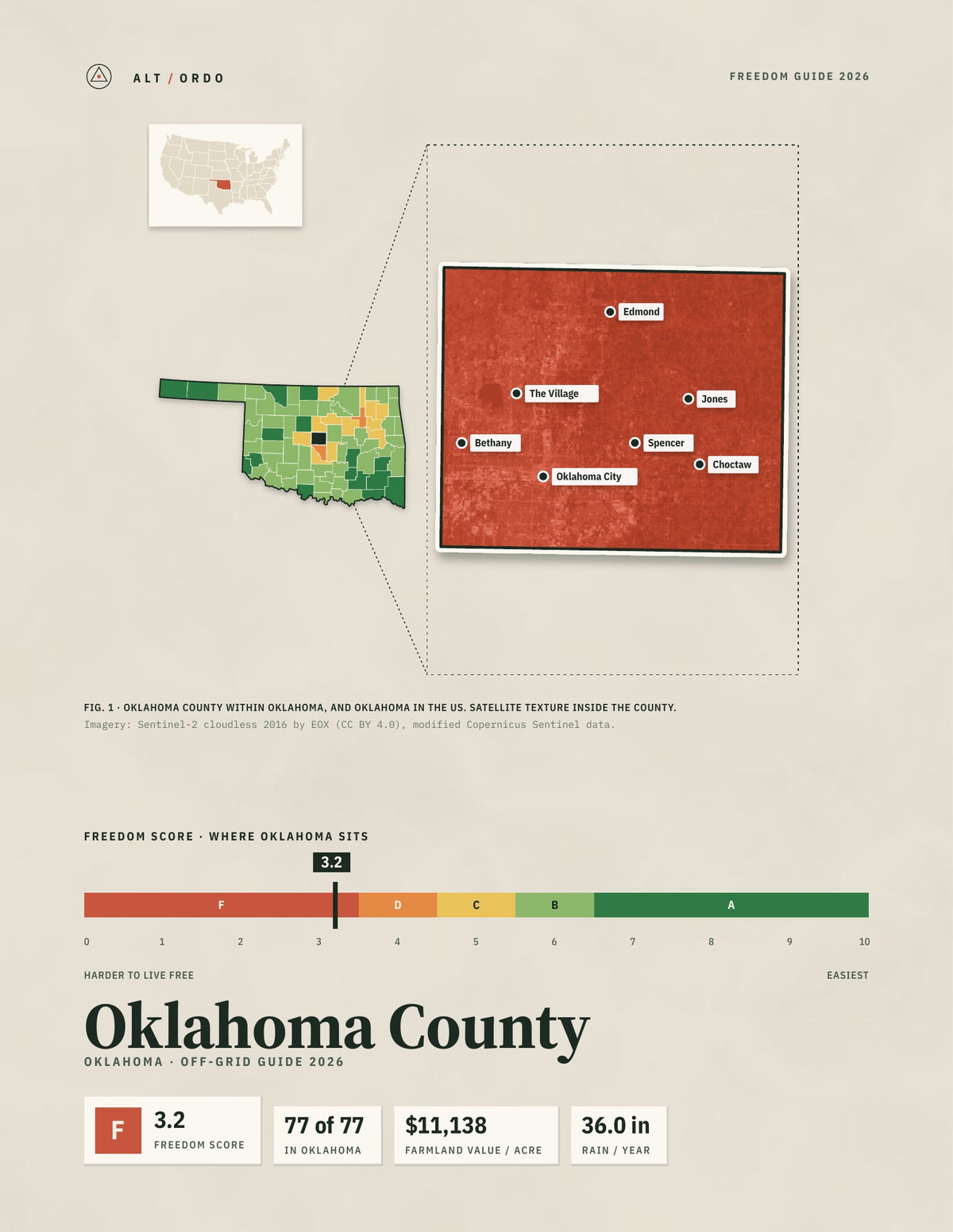 Oklahoma County, Oklahoma Off-Grid Guide 2026