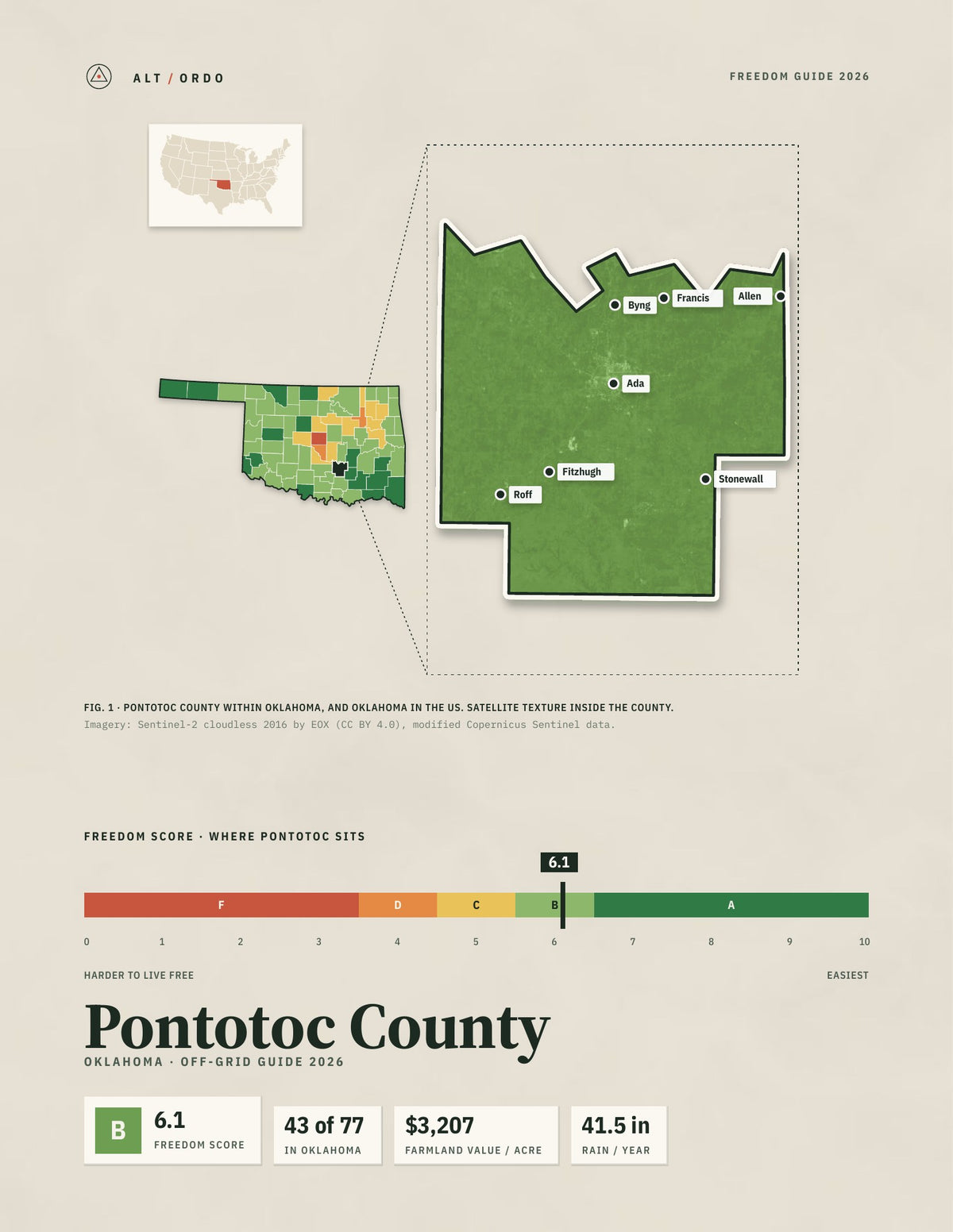 Pontotoc County, Oklahoma Off-Grid Guide 2026