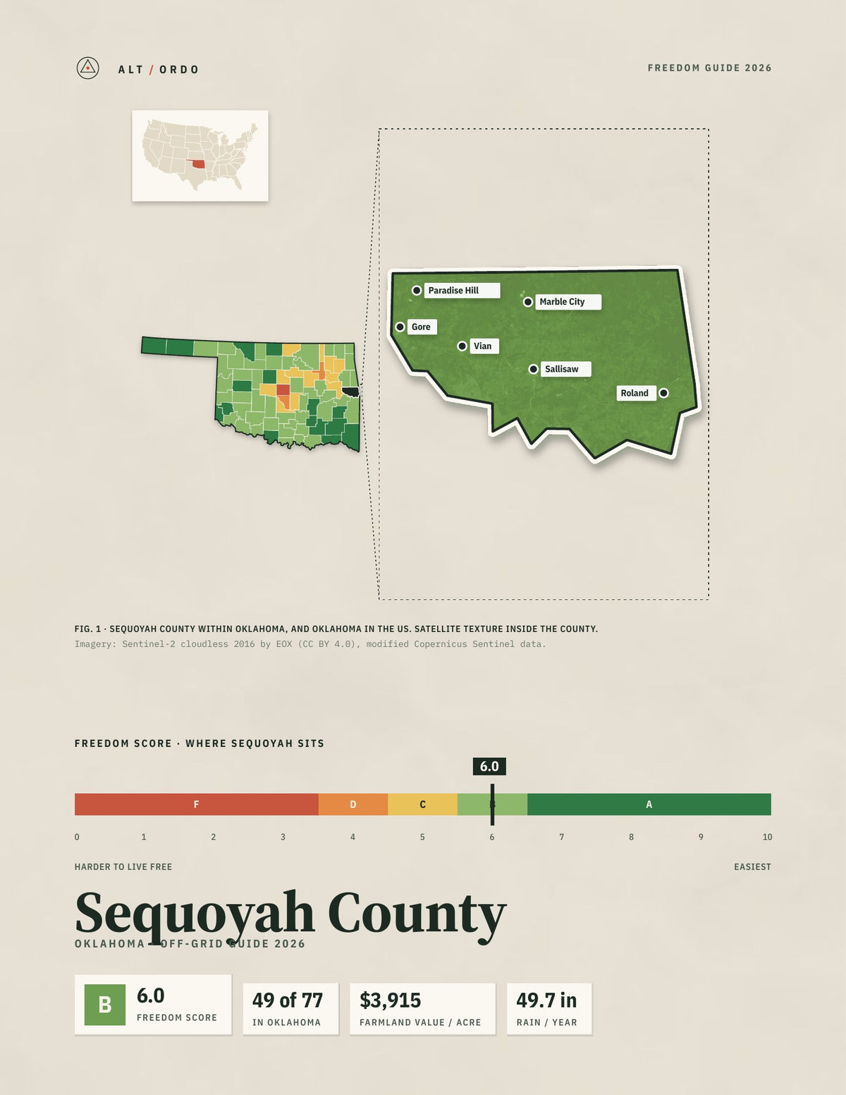 Sequoyah County, Oklahoma Off-Grid Guide 2026