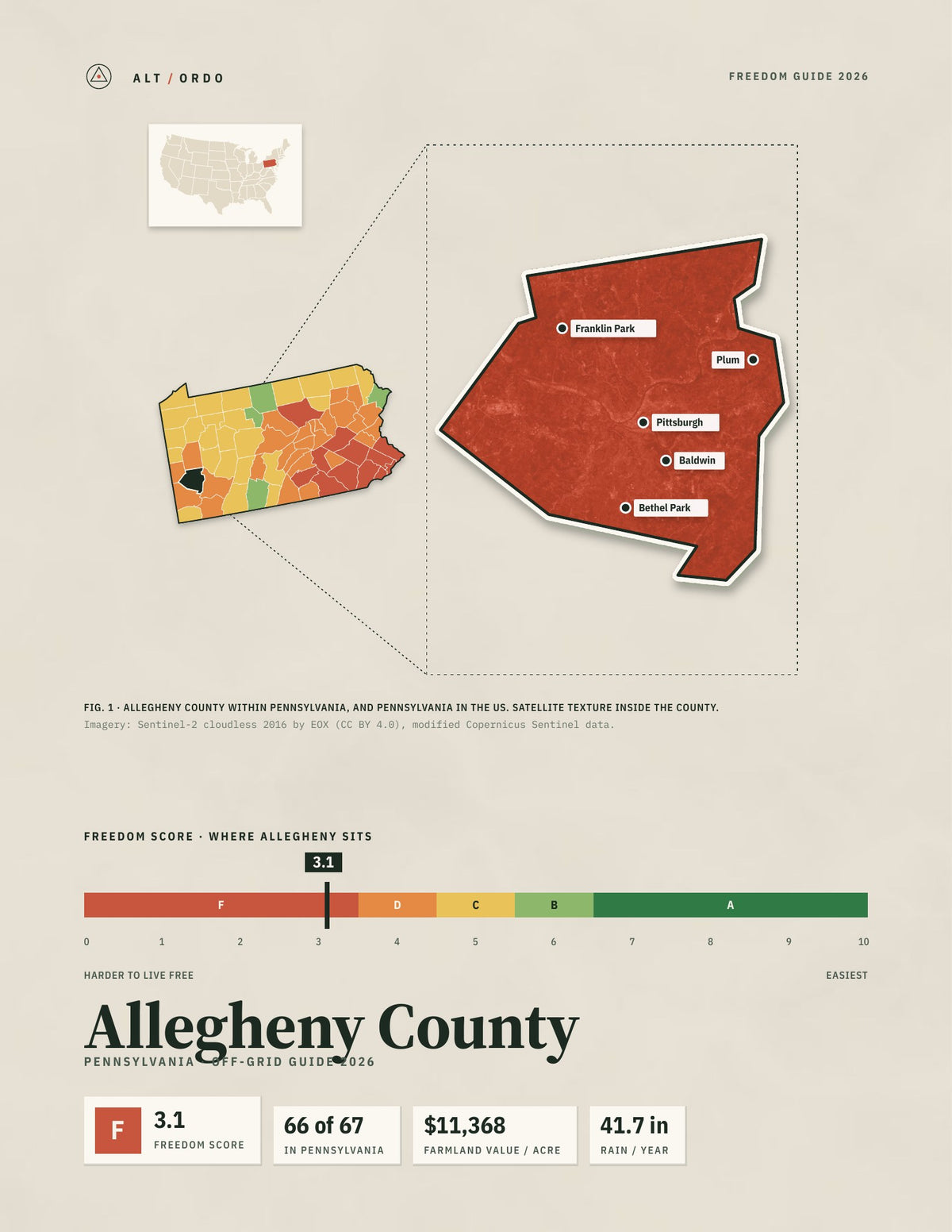 Allegheny County, Pennsylvania Off-Grid Guide 2026