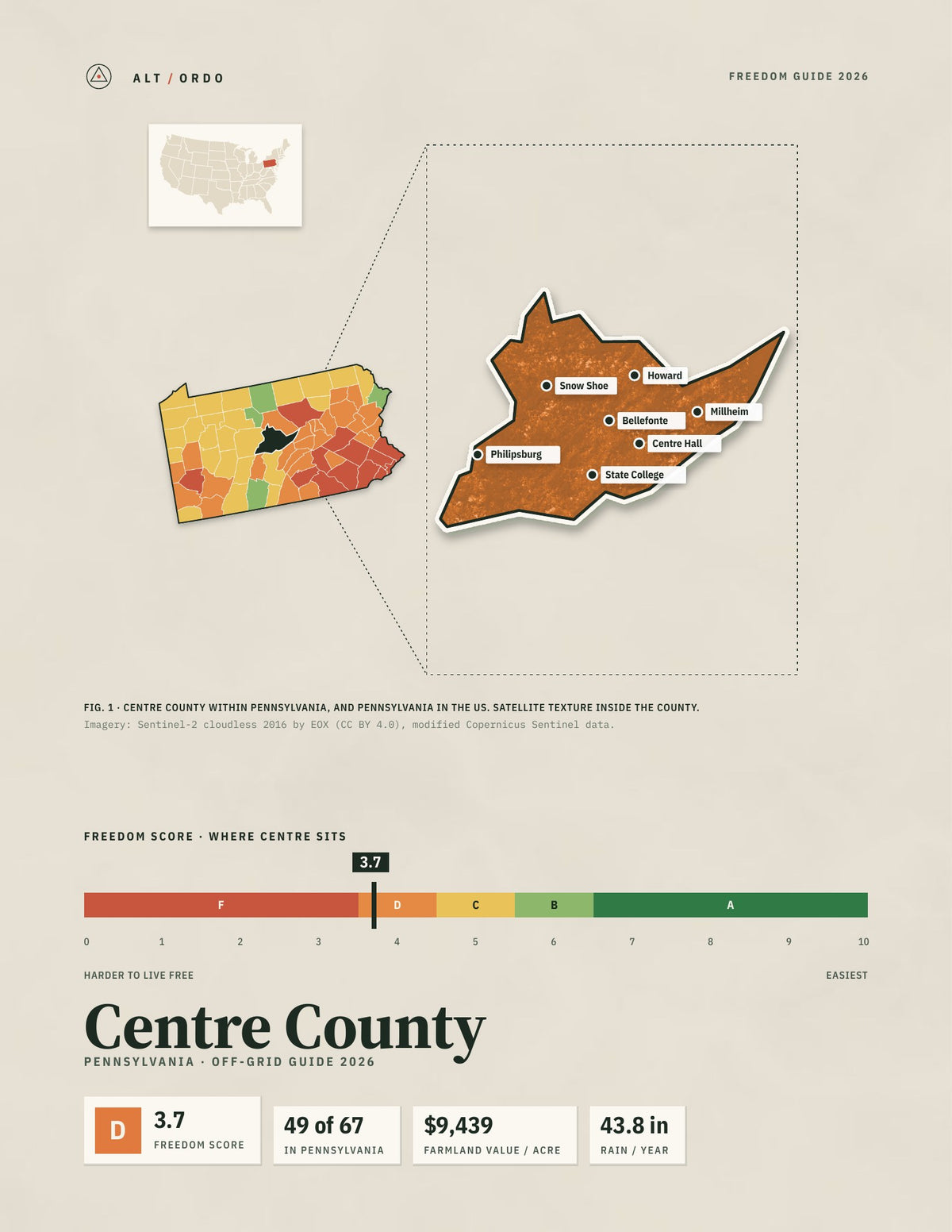 Centre County, Pennsylvania Off-Grid Guide 2026