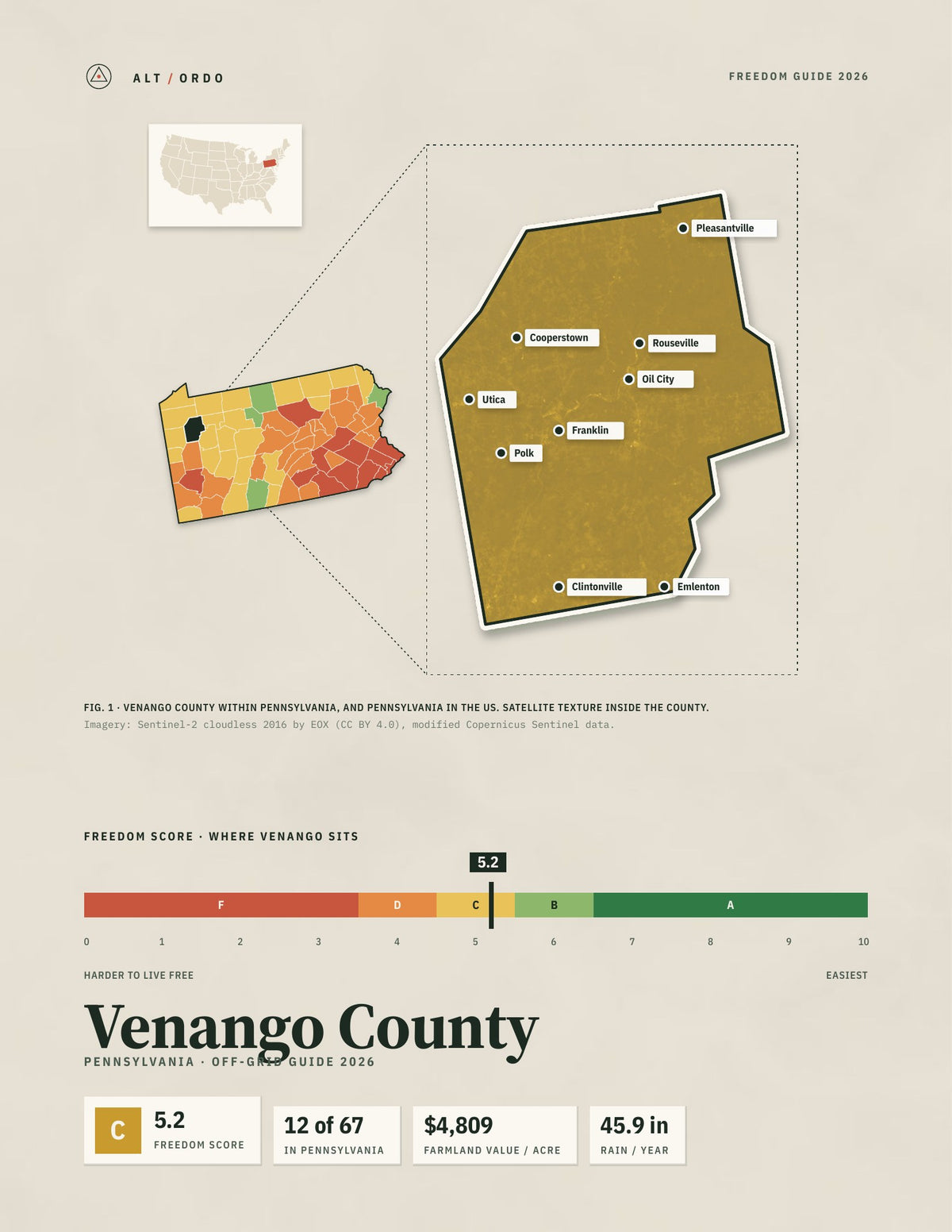 Venango County, Pennsylvania Off-Grid Guide 2026