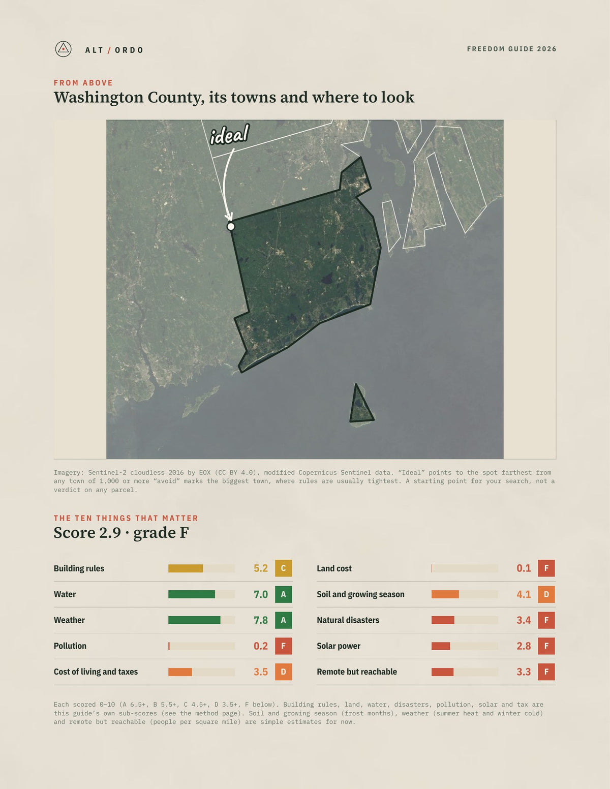 Washington County, Rhode Island Off-Grid Guide 2026 from above