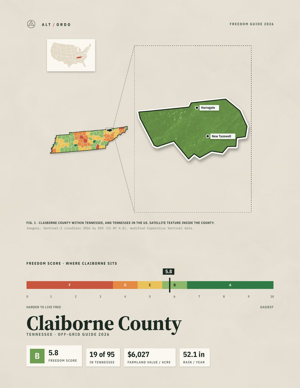 Claiborne County, Tennessee Off-Grid Guide 2026