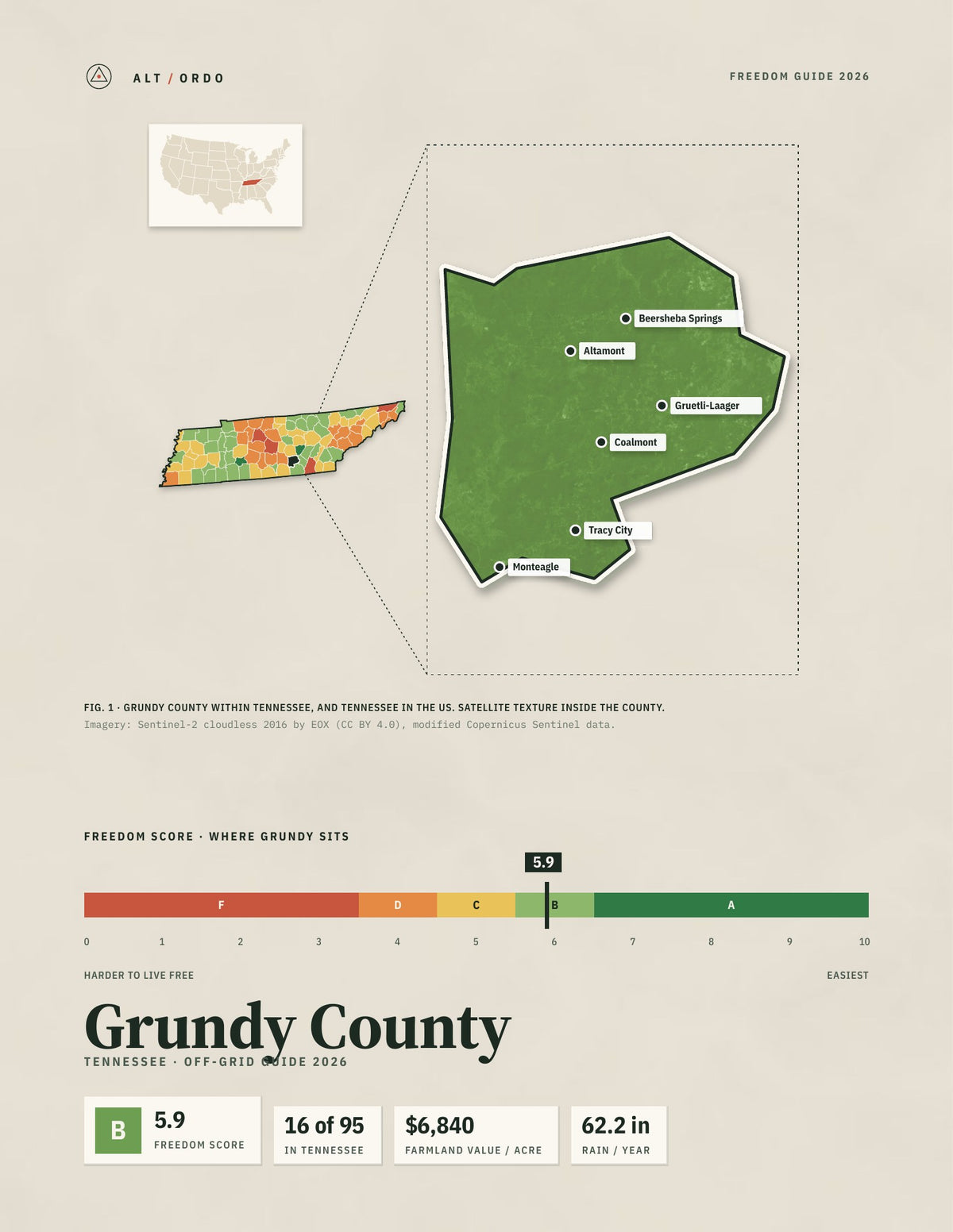 Grundy County, Tennessee Off-Grid Guide 2026