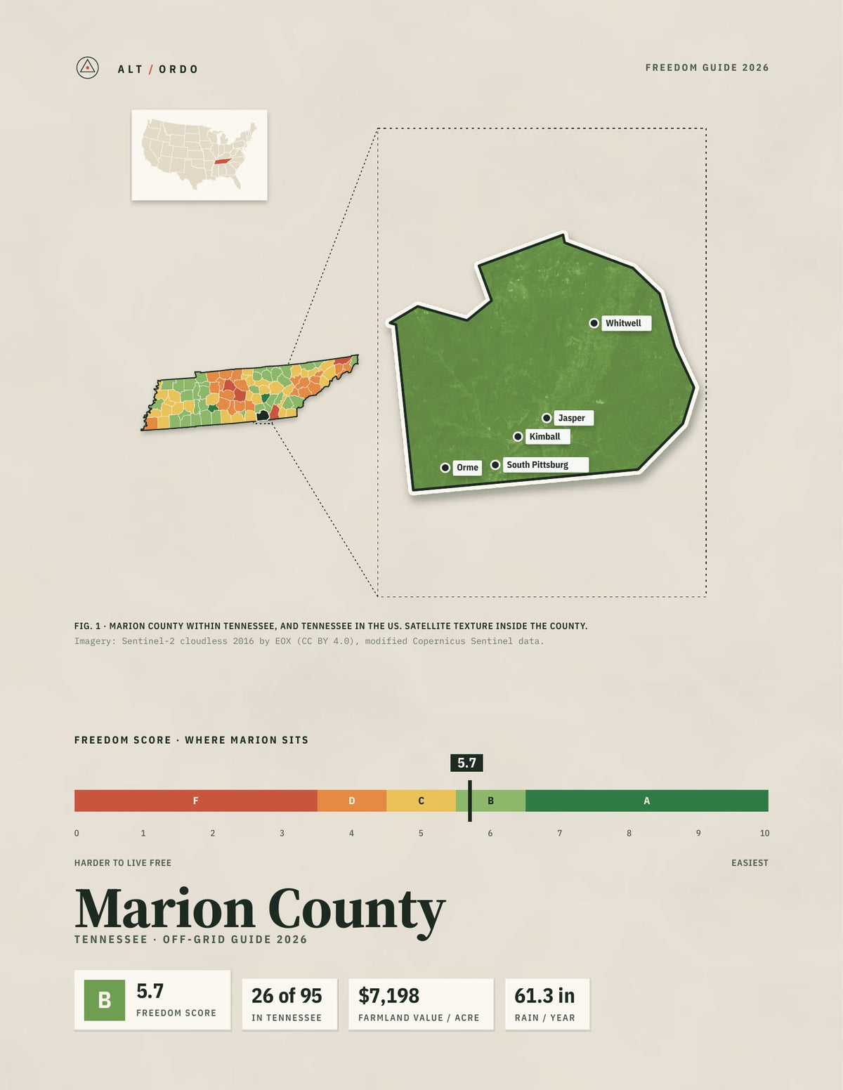 Marion County, Tennessee Off-Grid Guide 2026