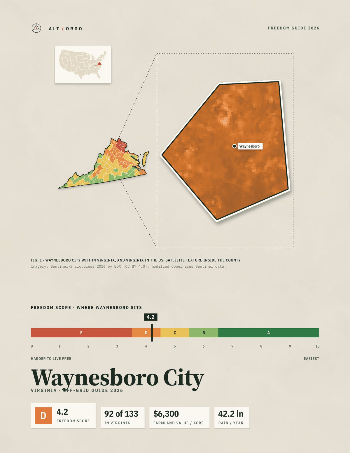 Waynesboro City, Virginia Off-Grid Guide 2026