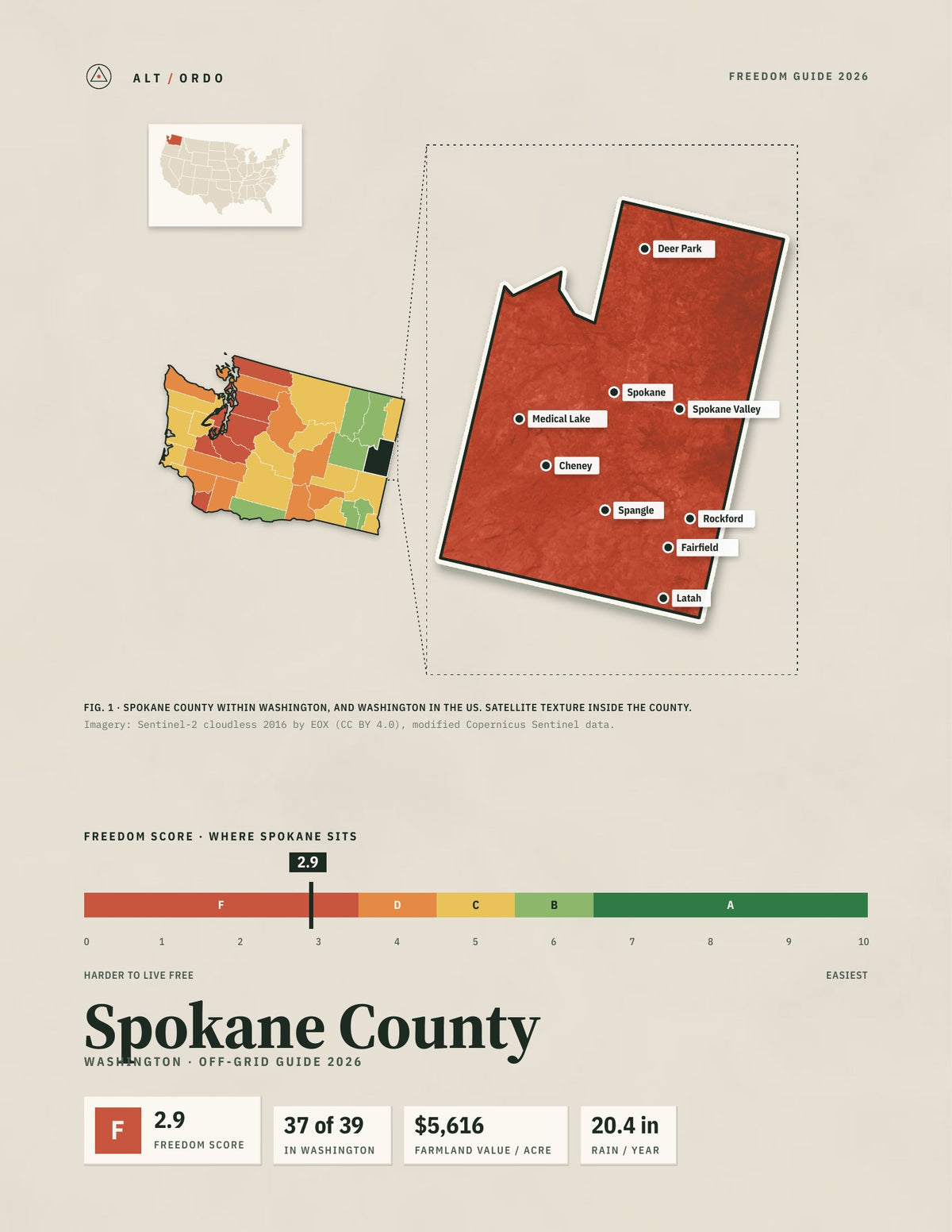 Spokane County, Washington Off-Grid Guide 2026