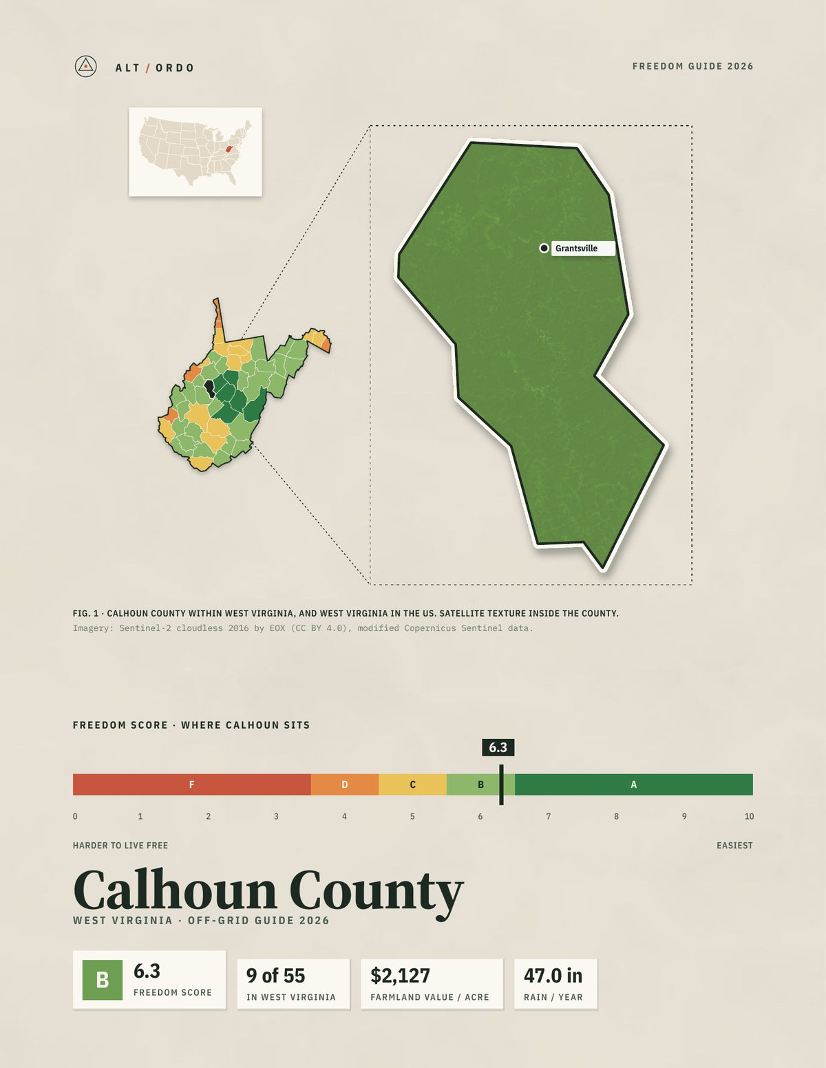 Calhoun County, West Virginia Off-Grid Guide 2026
